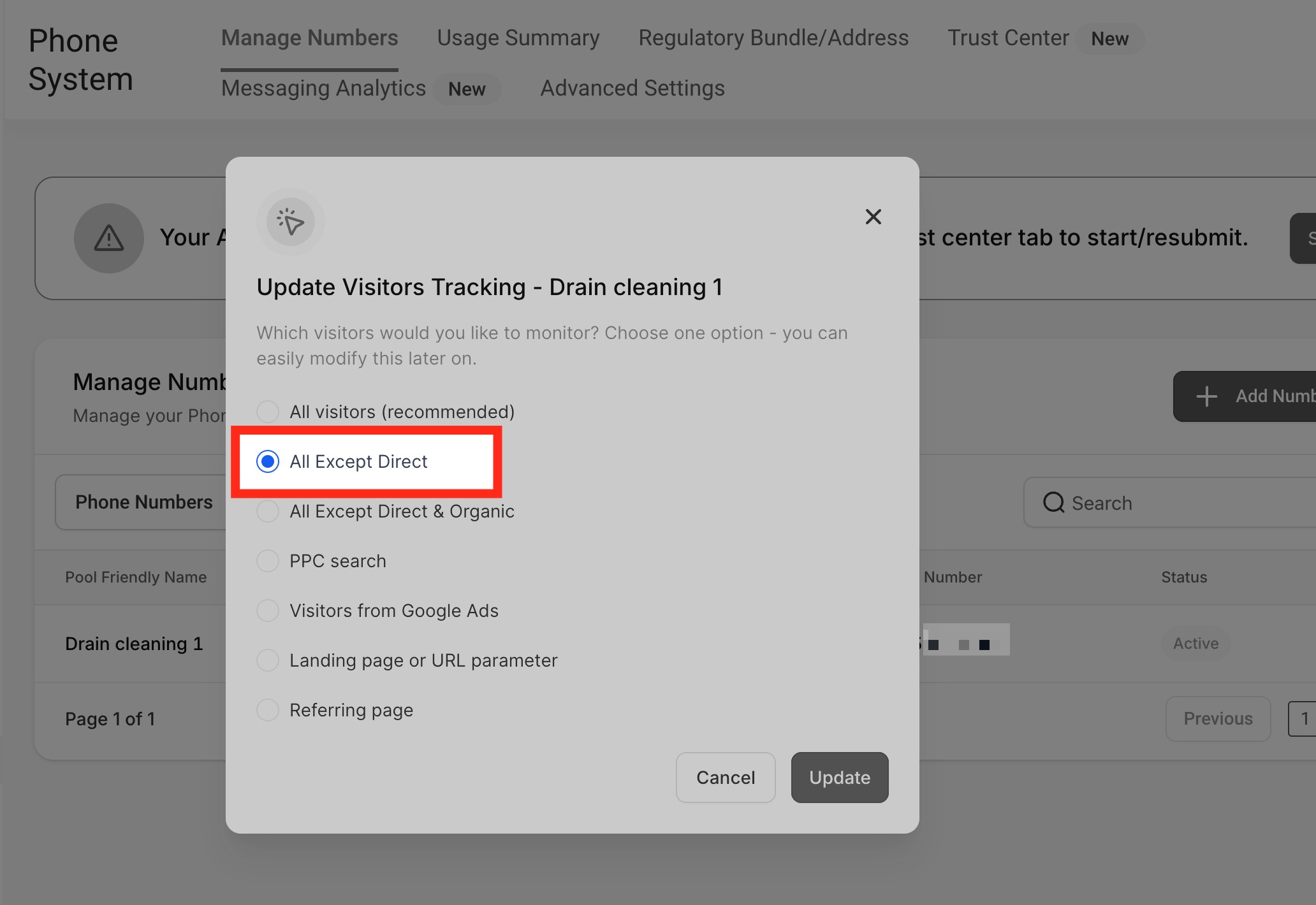 Testing number swap in incognito browser